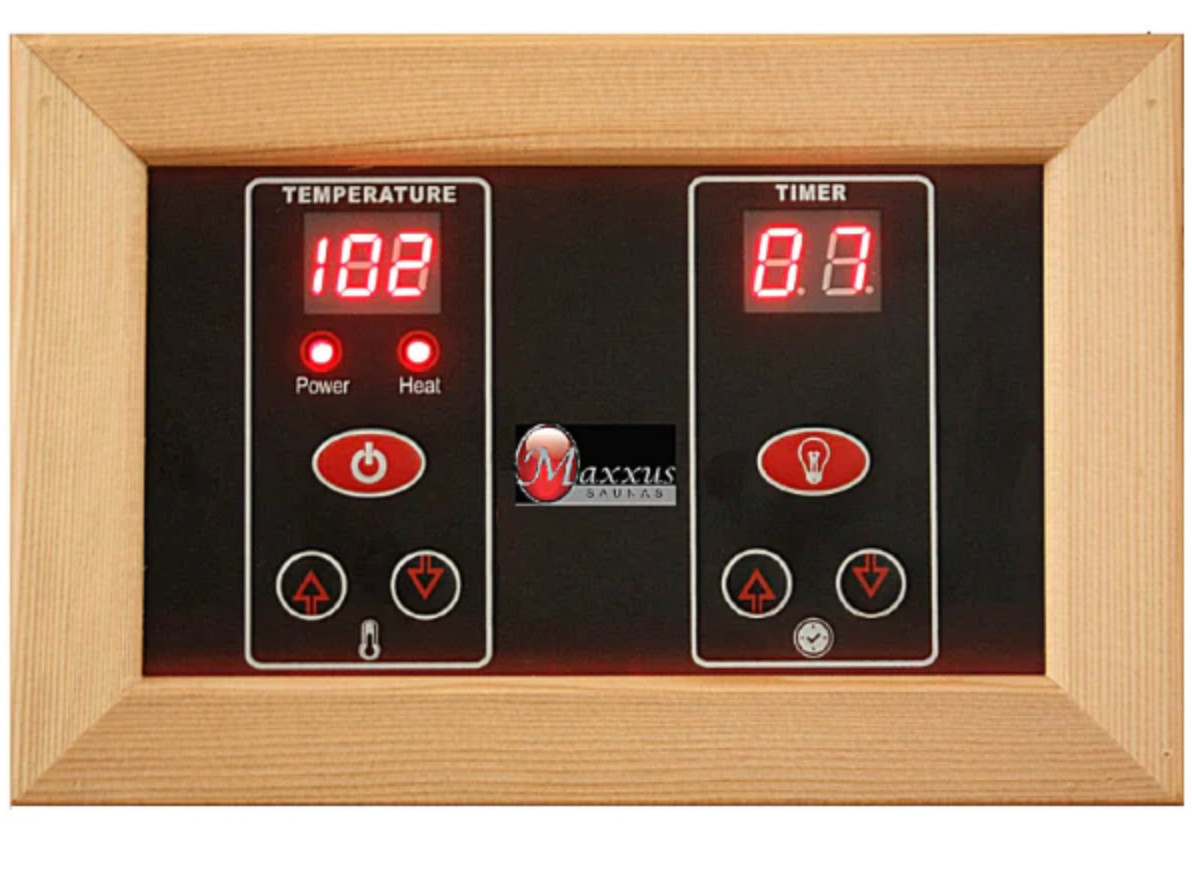 maxxus home infrared sauna control panel