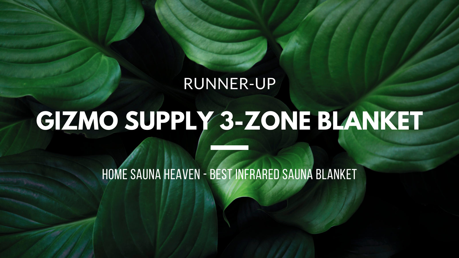 Gizmo Supply 3 Zone Infrared FIR Sauna Blanket