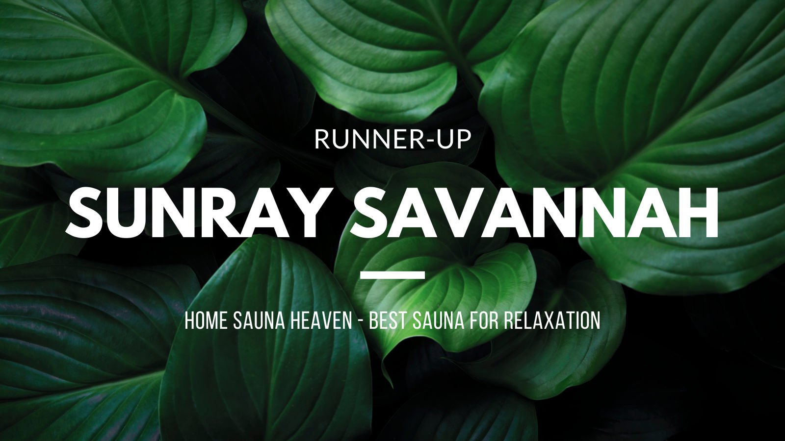 Sunray Savannah Sauna