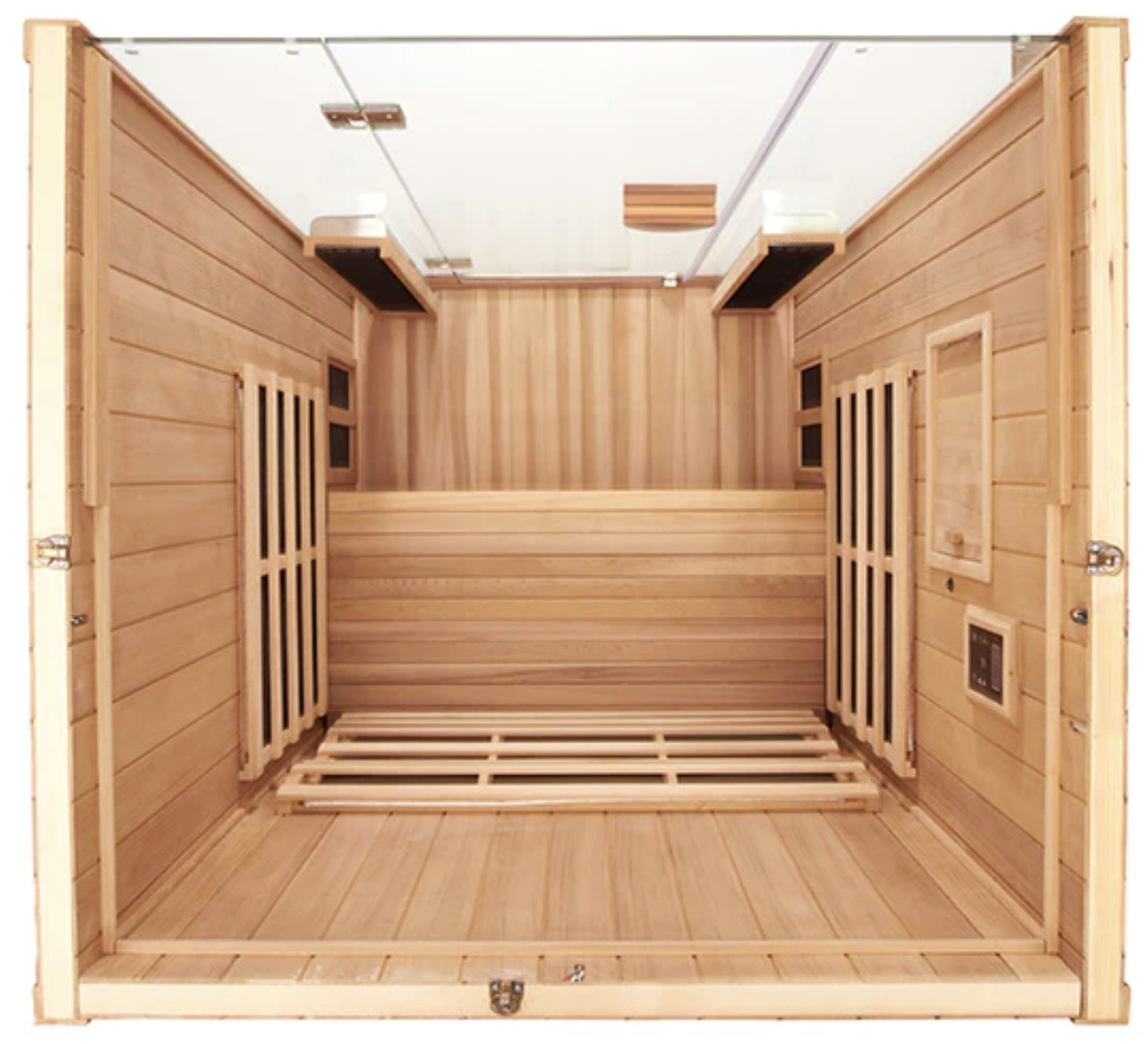 clearlight infrared sauna cabin from above