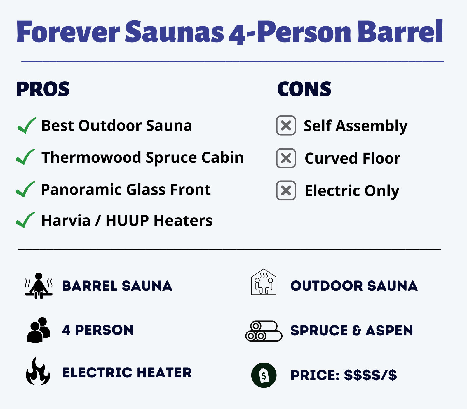 Forever Saunas 4-Person Barrel overview and review