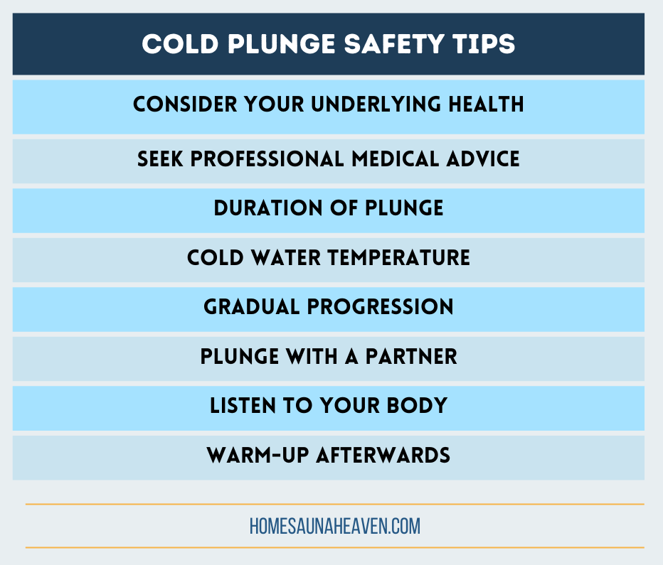 cold water plunge safety tips